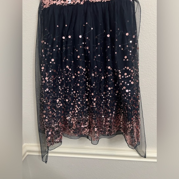 Crystal Doll Girls Pink-Sequin Dress in Navy color Size 14 Girls - Picture 7 of 8